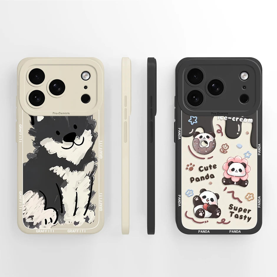 iPhone 17 Pro Max Cover Cartoon Panda Design 5