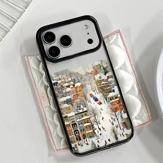 iPhone 17 Pro Max Hårdt Cover med Landskabsdesign 4