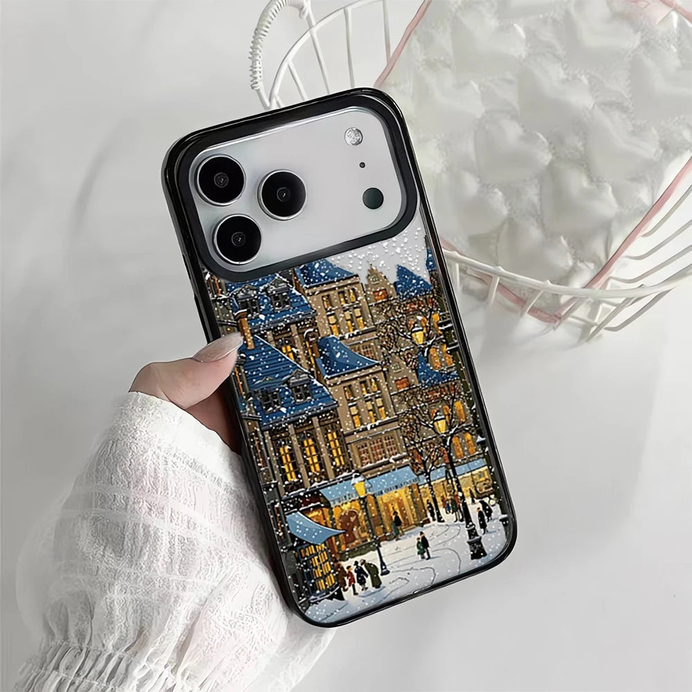 iPhone 17 Pro Max Hårdt Cover med Landskabsdesign 8