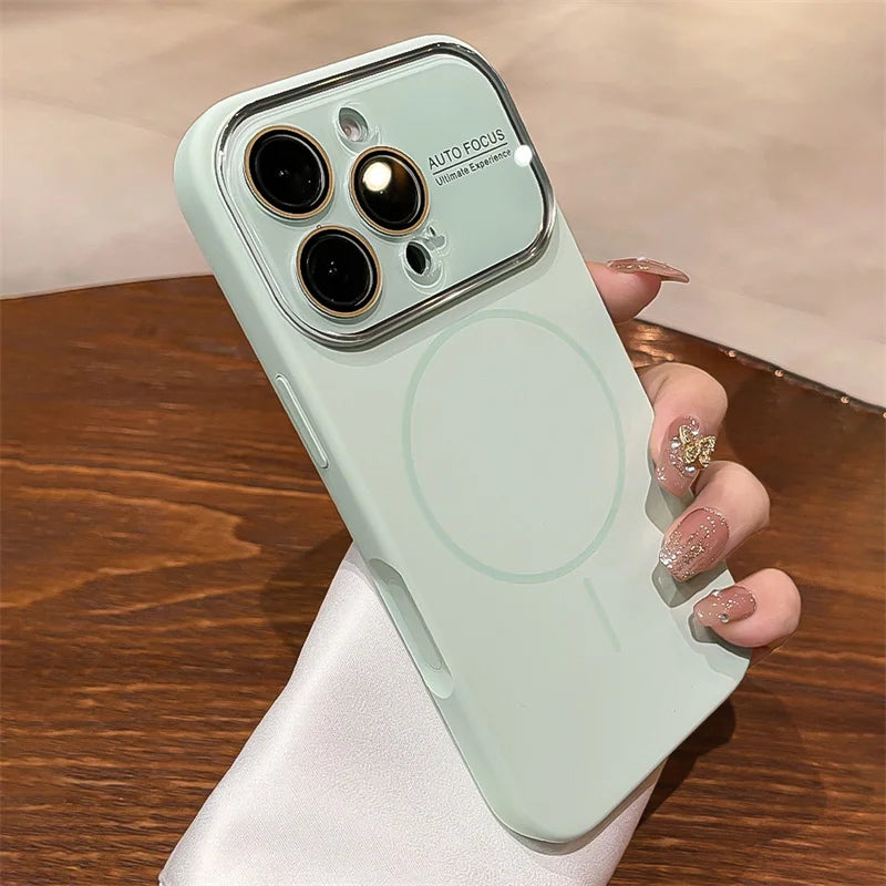 iPhone 17 Pro Max Telefon Cover Magnetisk Silikone 5