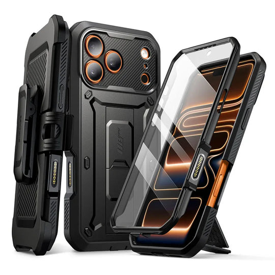 iPhone 17 Pro Max Telefoncover Robust med Indbygget Skærmbeskytter 0
