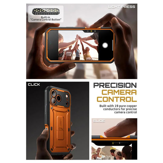 iPhone 17 Pro Max Telefoncover Robust med Indbygget Skærmbeskytter 3