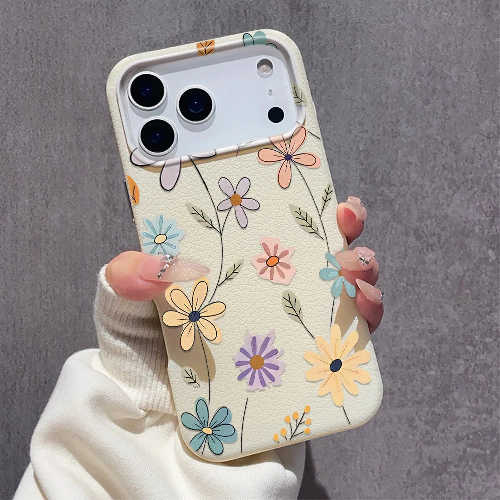iPhone Cover Retro Blomst Design 0