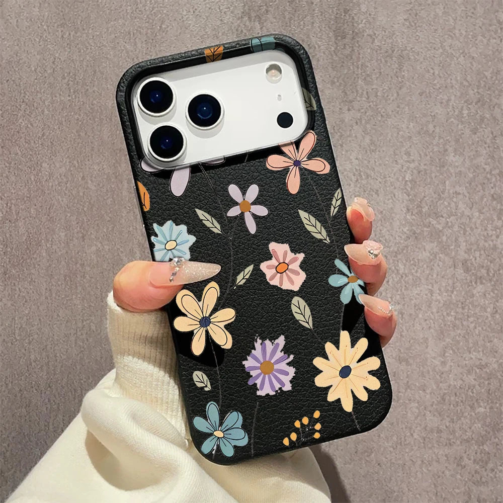 iPhone Cover Retro Blomst Design 1