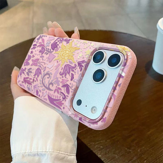 iPhone Cover Retro Blomst Design 11