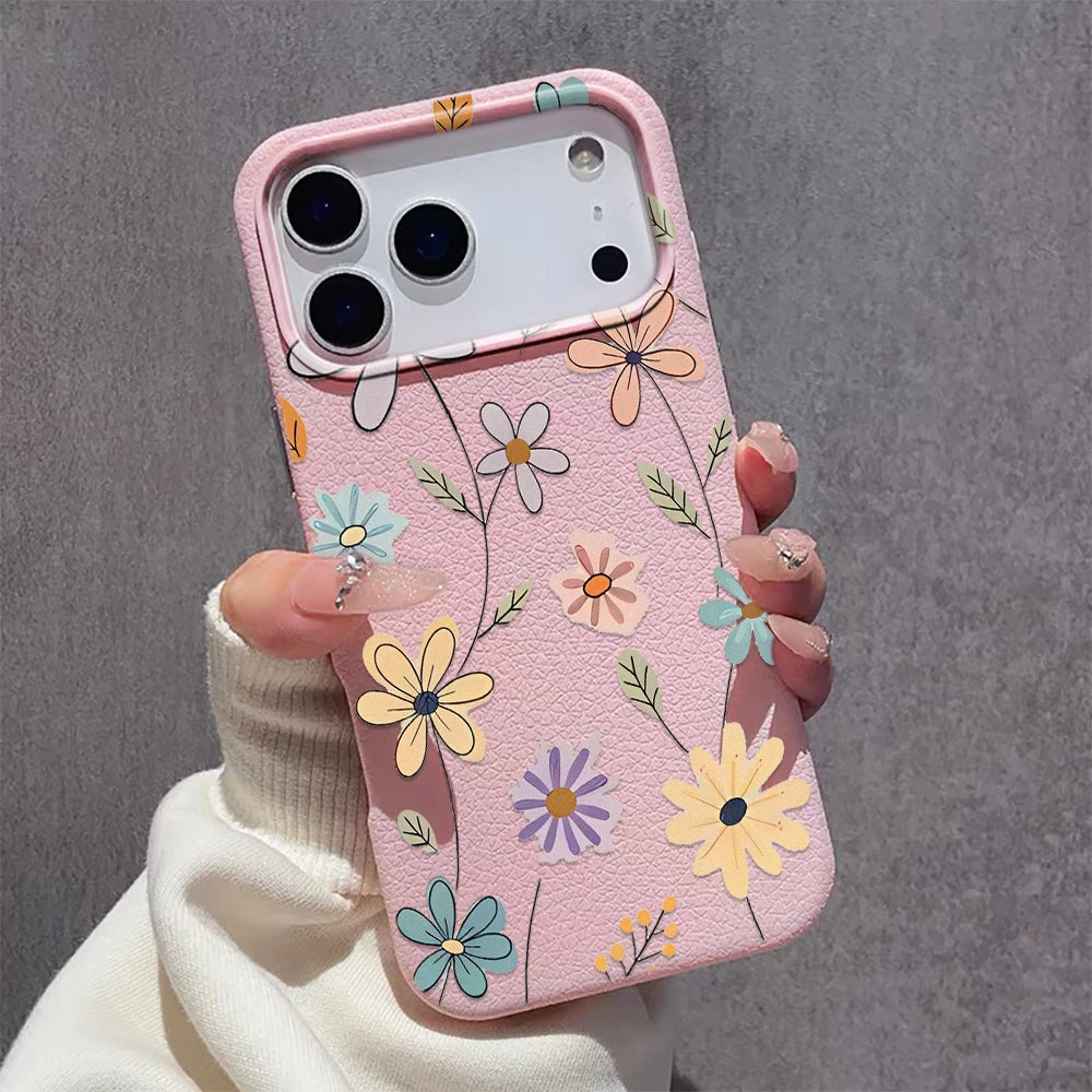 iPhone Cover Retro Blomst Design 2
