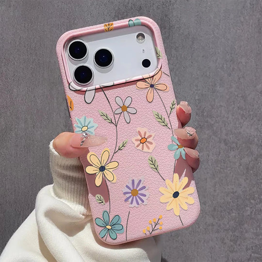 iPhone Cover Retro Blomst Design 2