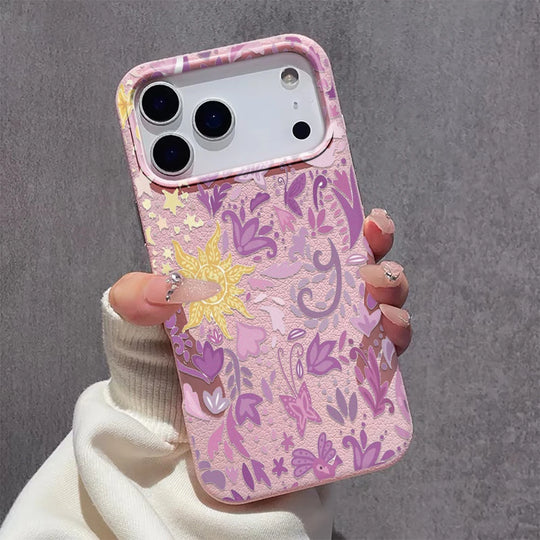 iPhone Cover Retro Blomst Design 5