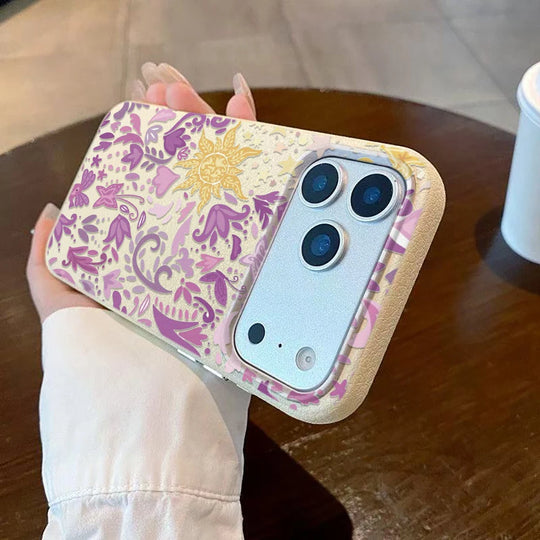 iPhone Cover Retro Blomst Design 7