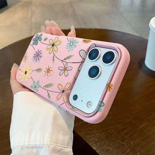iPhone Cover Retro Blomst Design 8