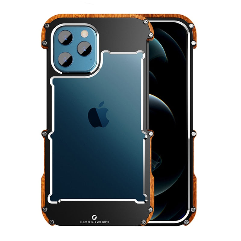 iPhone Etui Trædesign Stødabsorberende 1