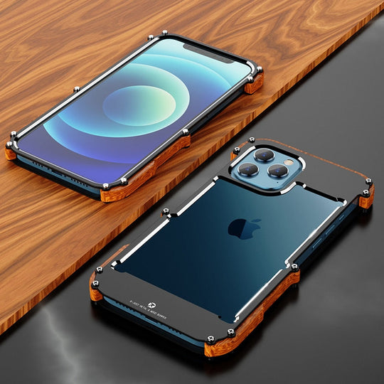 iPhone Etui Trædesign Stødabsorberende 2