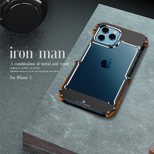 iPhone Etui Trædesign Stødabsorberende 5