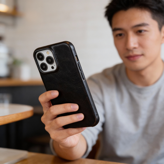iPhone Etui i Læder med Olievoks 5