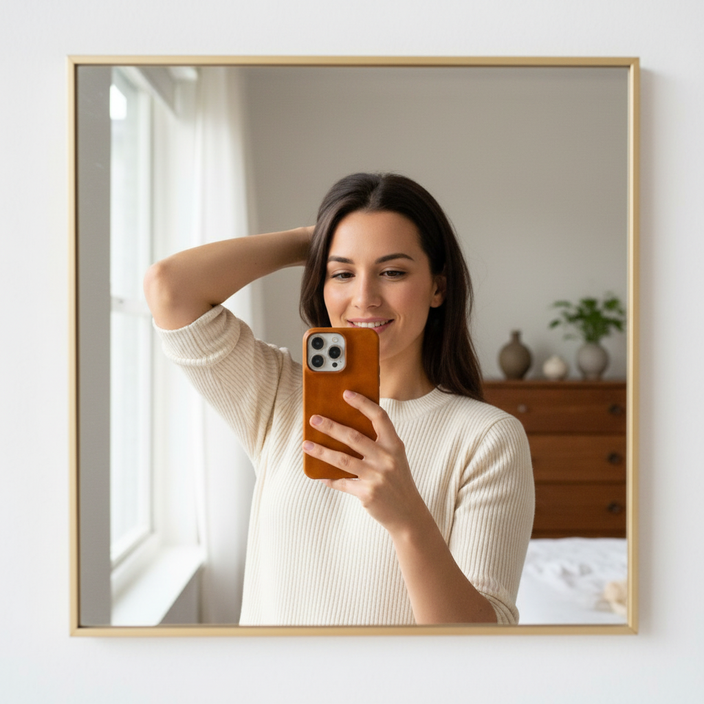 iPhone Etui i Læder med Olievoks 6