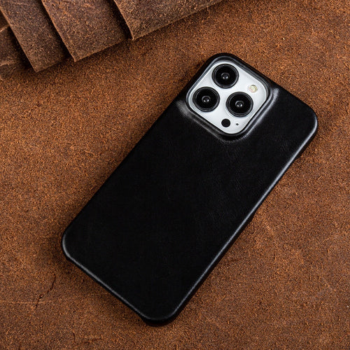 iPhone Etui i Læder med Olievoks 8