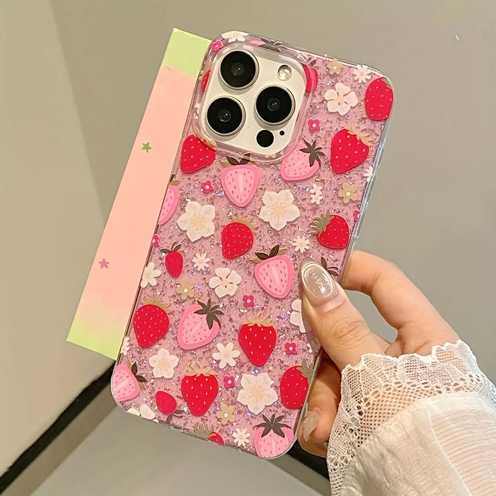 iPhone Etui med Blomstret Design 1