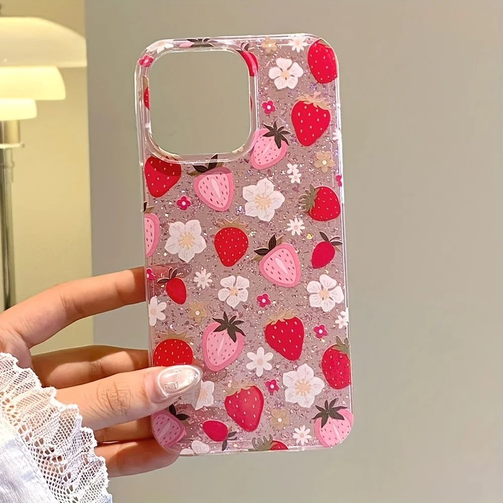 iPhone Etui med Blomstret Design 2