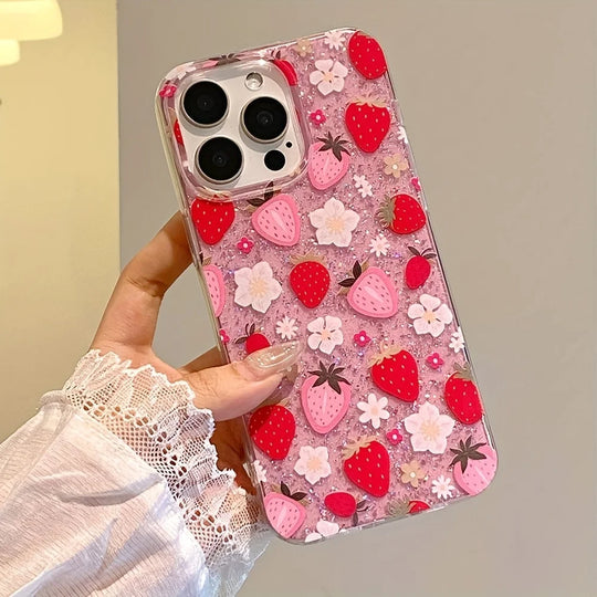 iPhone Etui med Blomstret Design 3