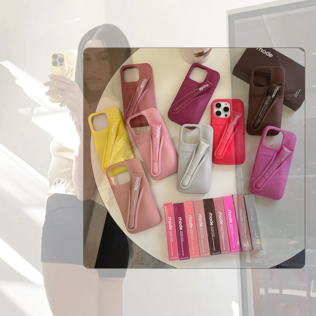 iPhone Etui med Lip Gloss Sæt 3