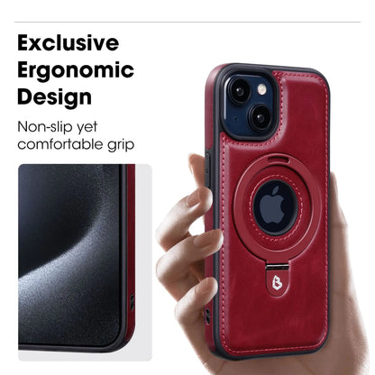 iPhone Etui med Magnetisk Ringstander 2