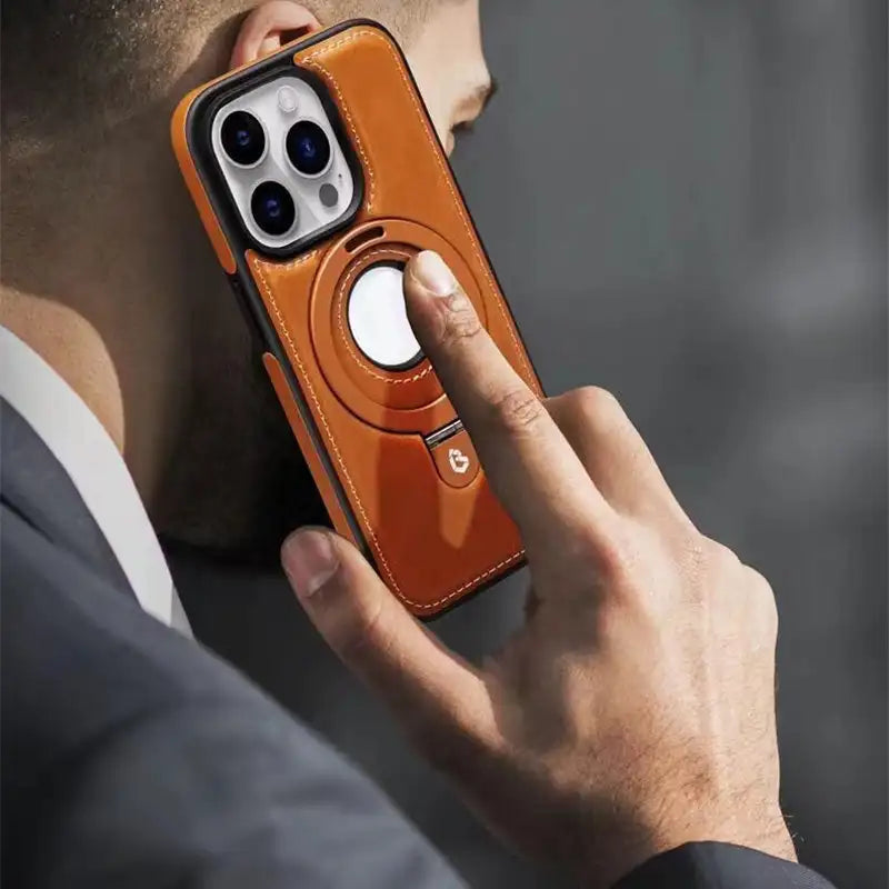 iPhone Etui med Magnetisk Ringstander 3