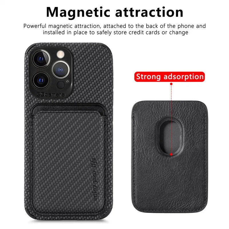 iPhone Wallet Case Med Magnetisk Kortholder 2