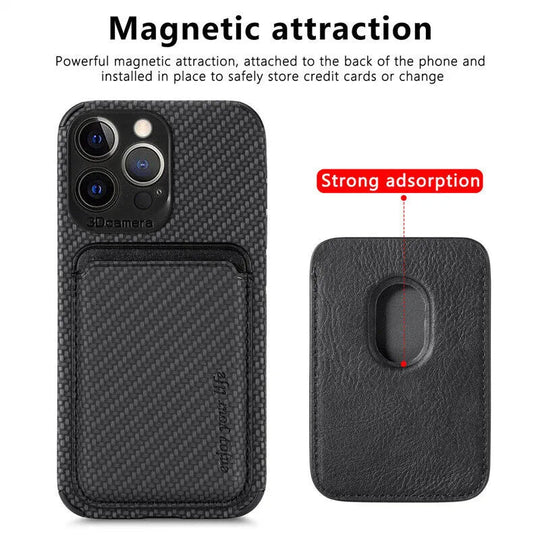 iPhone Wallet Case Med Magnetisk Kortholder 2