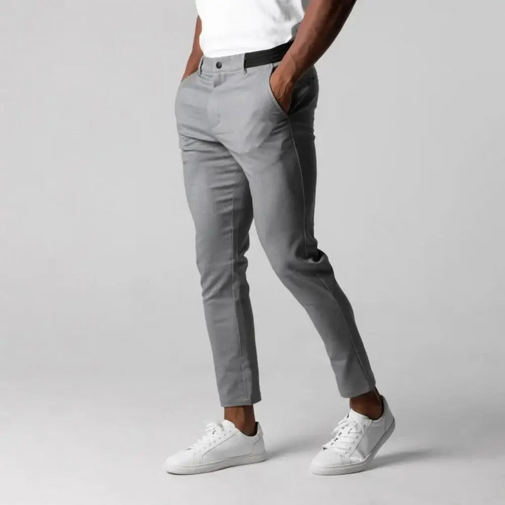 Slim fit forretningsbukser til mænd