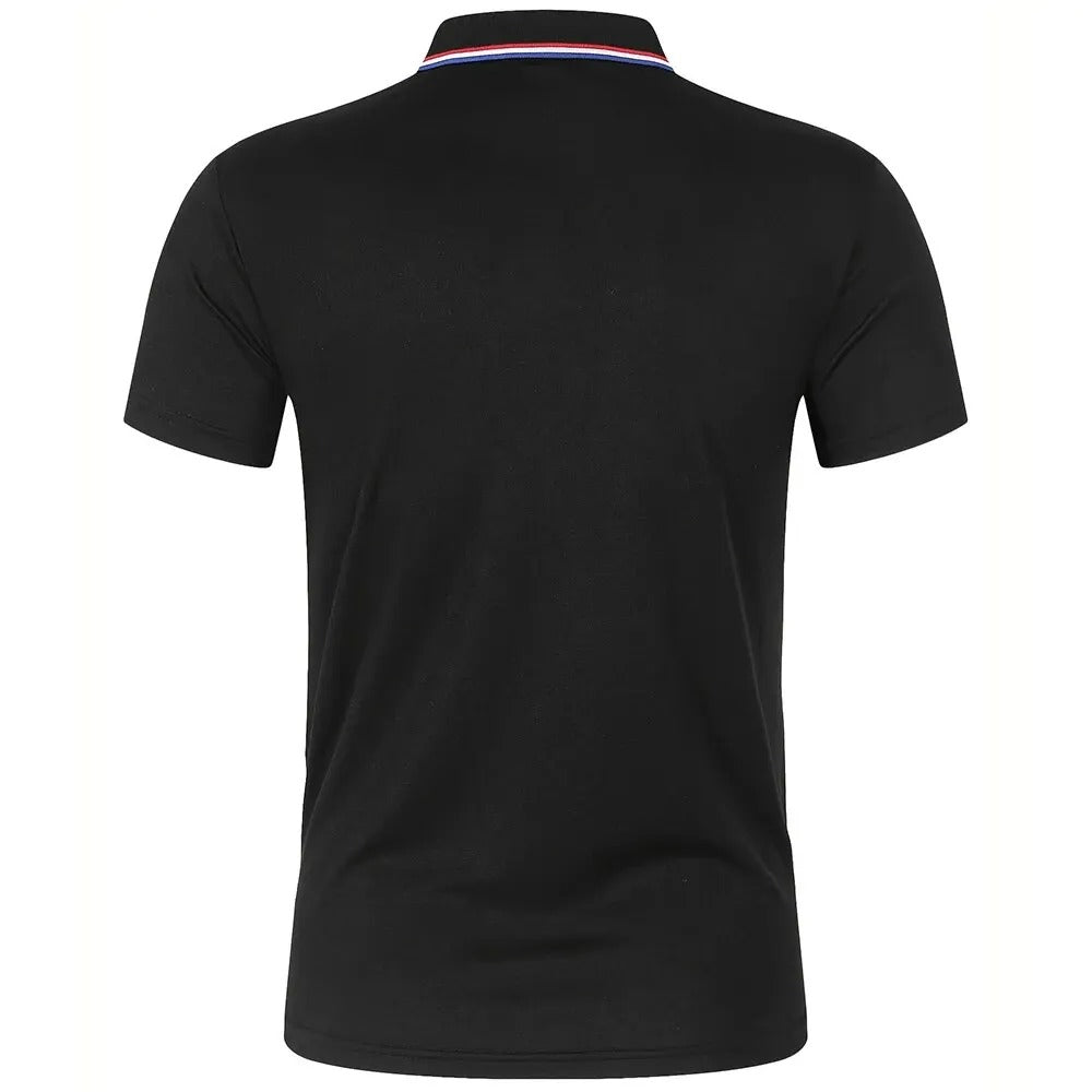 Herre afslappet åndbar poloshirt