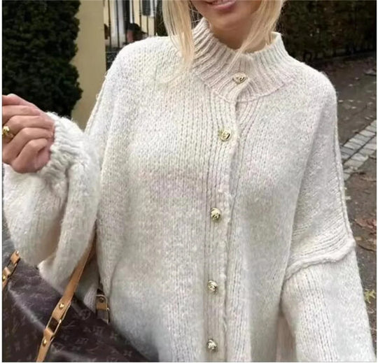 Casual løs sweater til kvinder