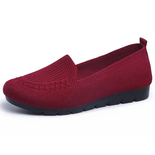 Åndbare slip-on-loafers til kvinder