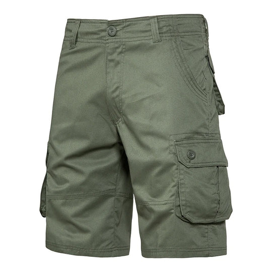 Cargo-shorts i bomuld til mænd