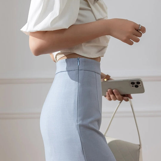 Slim Fit Havfrue-nederdel til kvinder