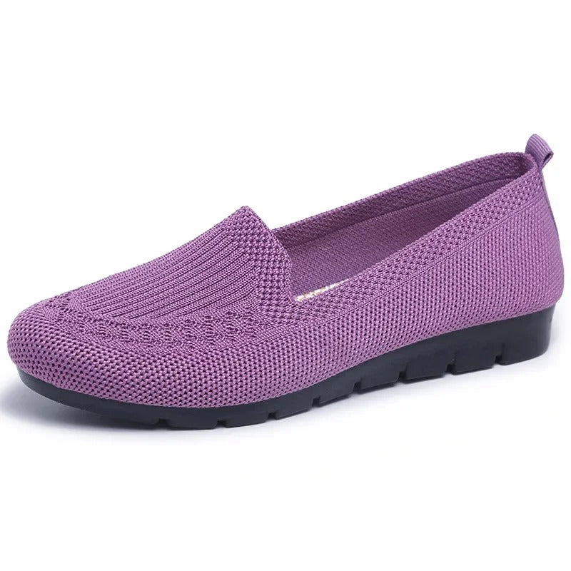 Åndbare slip-on-loafers til kvinder