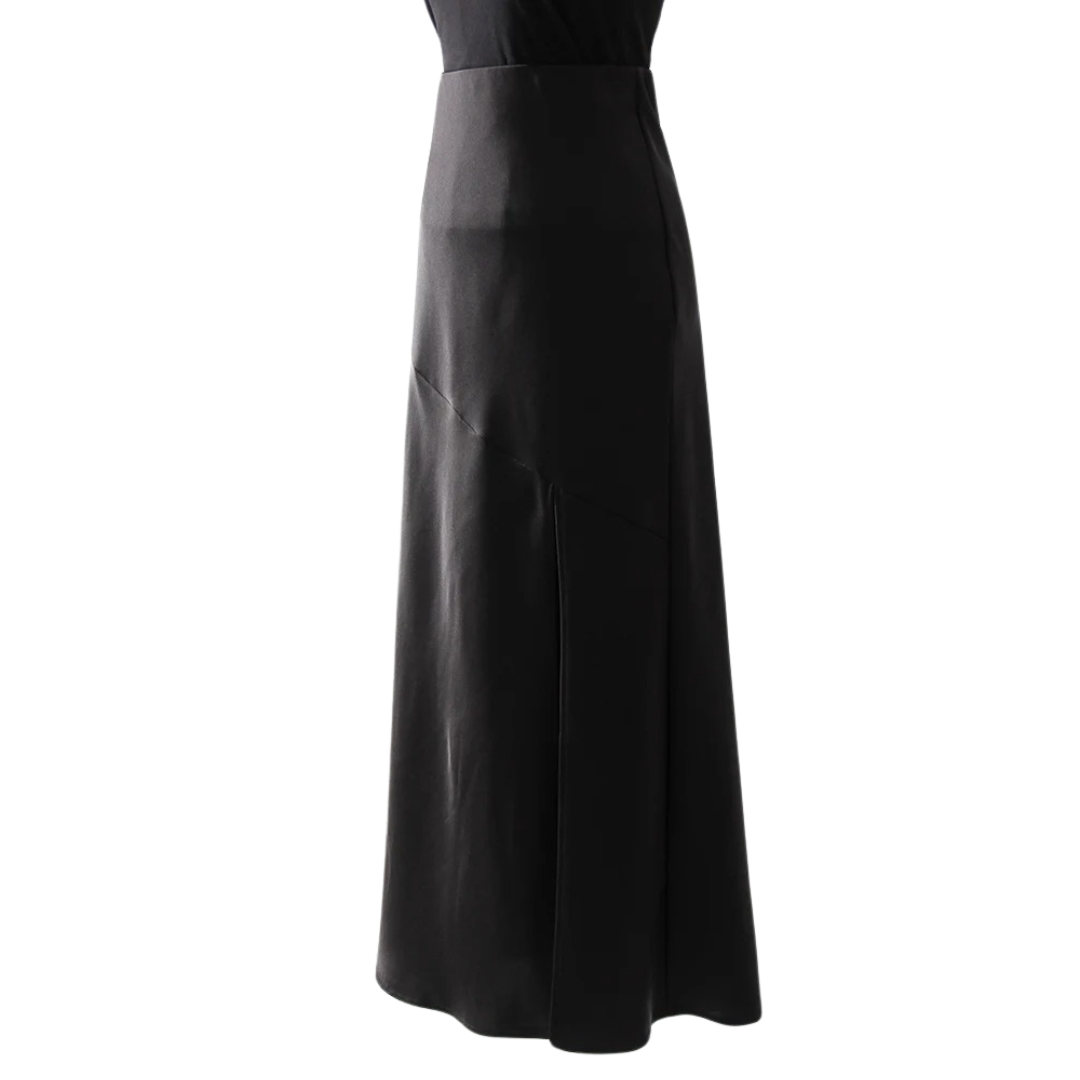 Bodycon nederdel i satin til kvinder