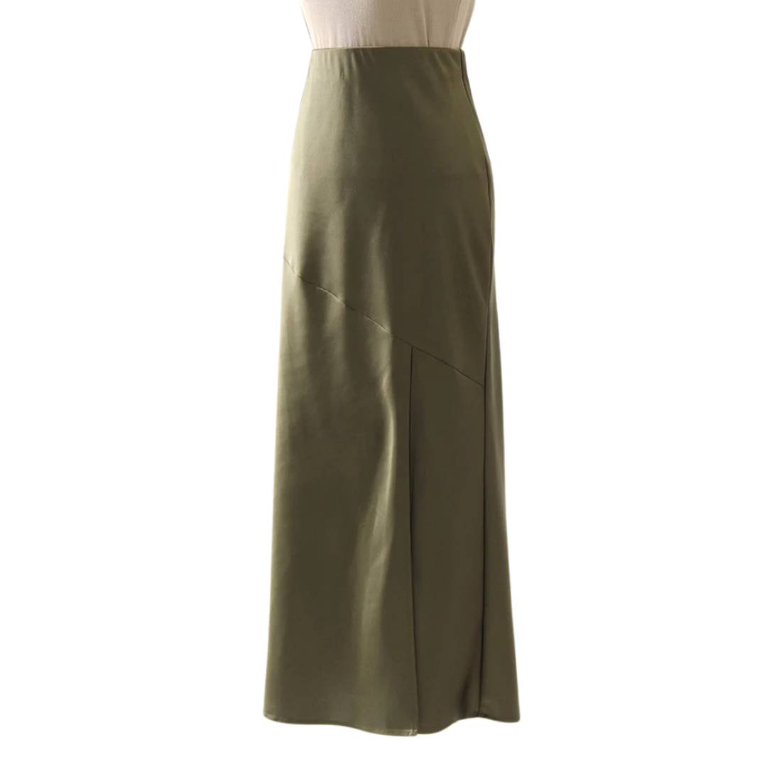 Bodycon nederdel i satin til kvinder