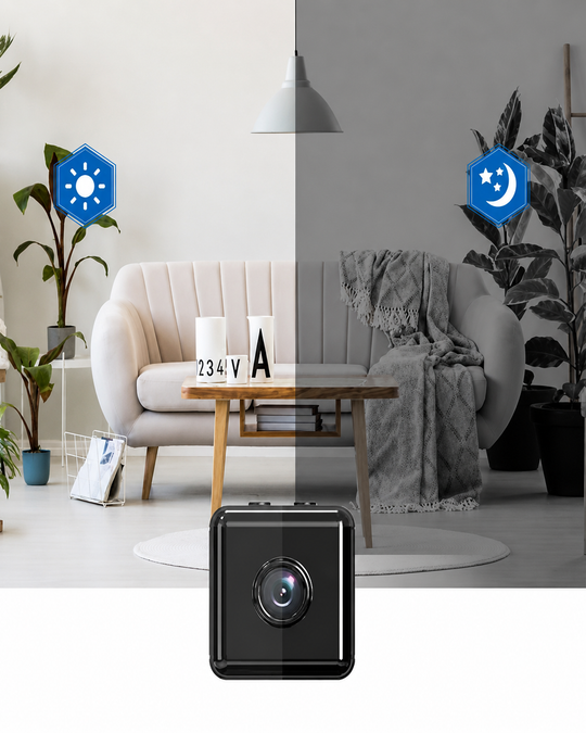 Trådløst Mini WiFi Sikkerhedskamera 1080P med App-Kontrol og Nattesyn