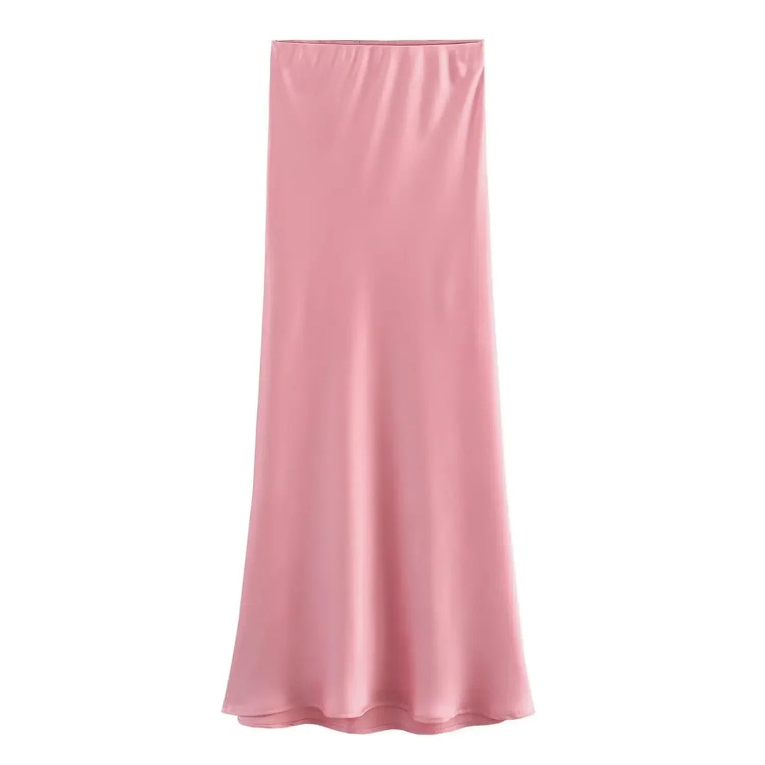 Kvinders Slim Fit Satin Snøre-kjole