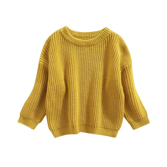 Casual strikket pullover til børn