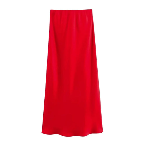 Kvinders Slim Fit Satin Snøre-kjole