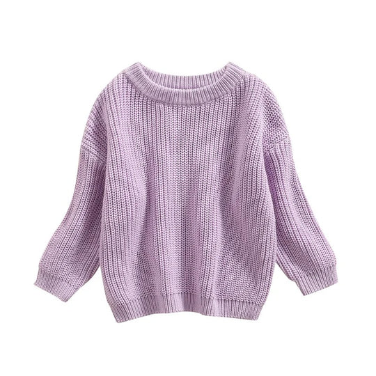 Casual strikket pullover til børn