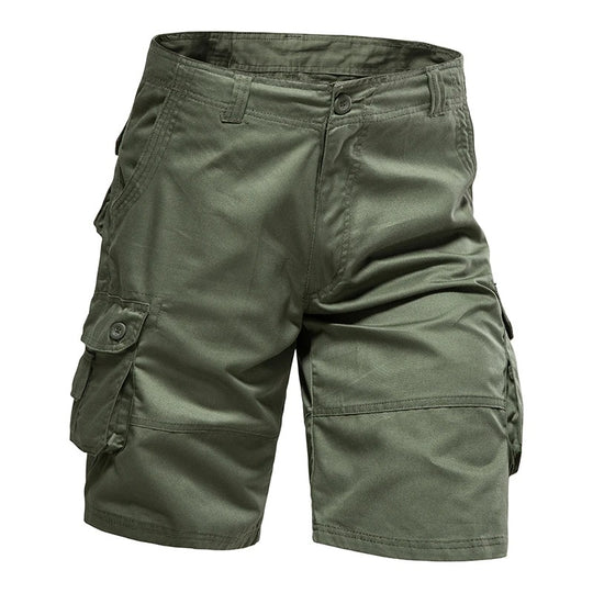 Cargo-shorts i bomuld til mænd