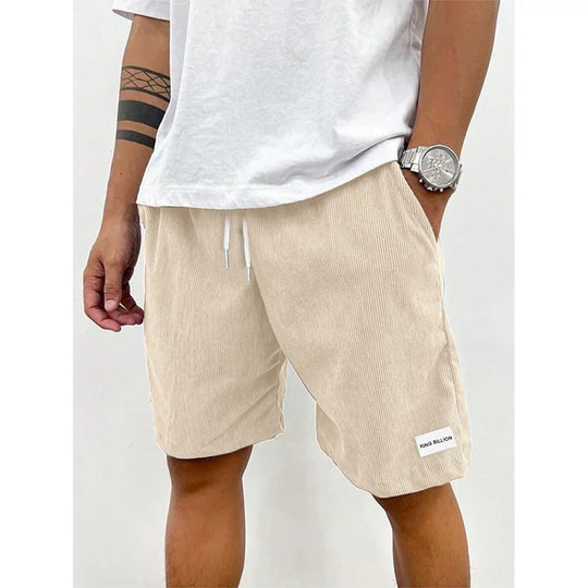 Casual shorts i fløjl til mænd