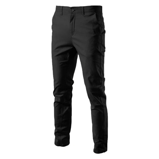 Herrebukser i slim fit i bomuld