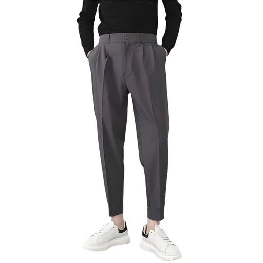 Pleated Tapered Blazer Bukser til mænd