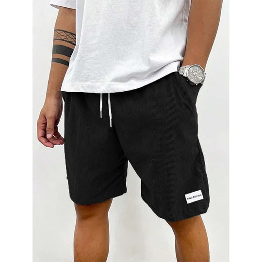 Casual shorts i fløjl til mænd
