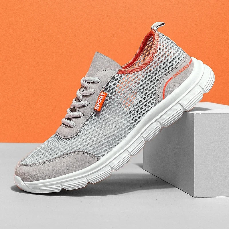 Letvægts sneakers i mesh til mænd