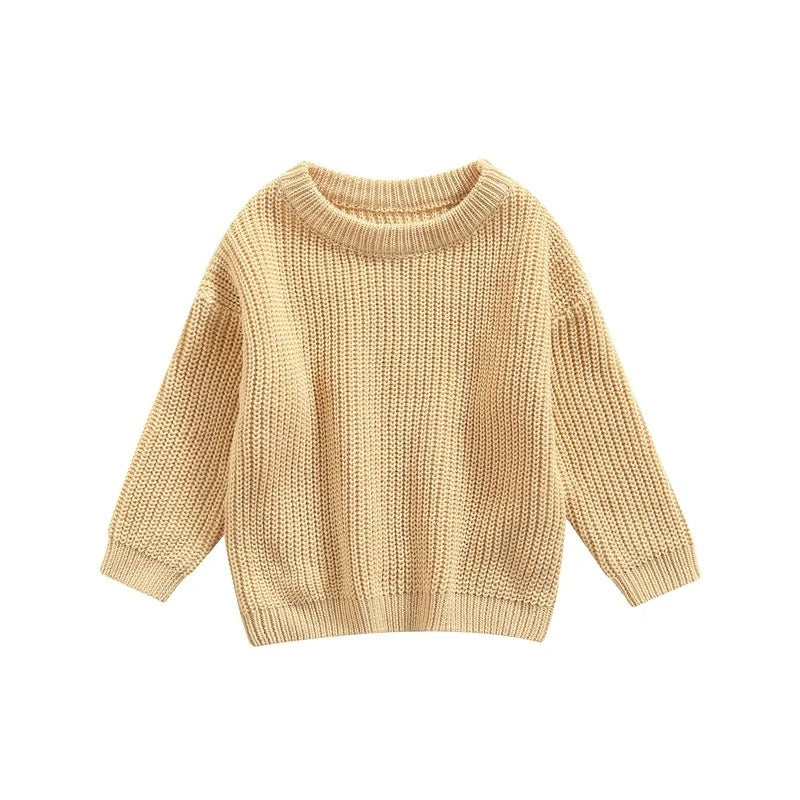 Casual strikket pullover til børn