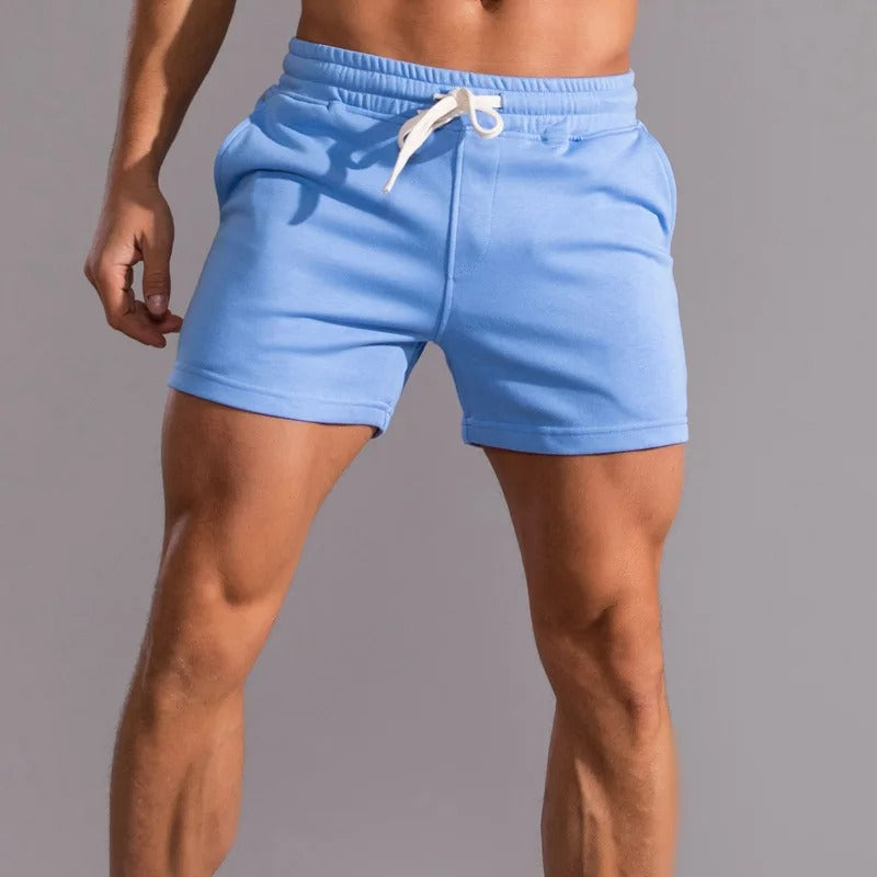 Casual shorts til mænd i 100 % bomuld
